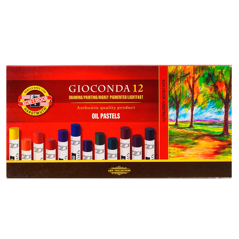 Koh-I-Noo Gioconda Oil pastels 12 krāsu komplekts