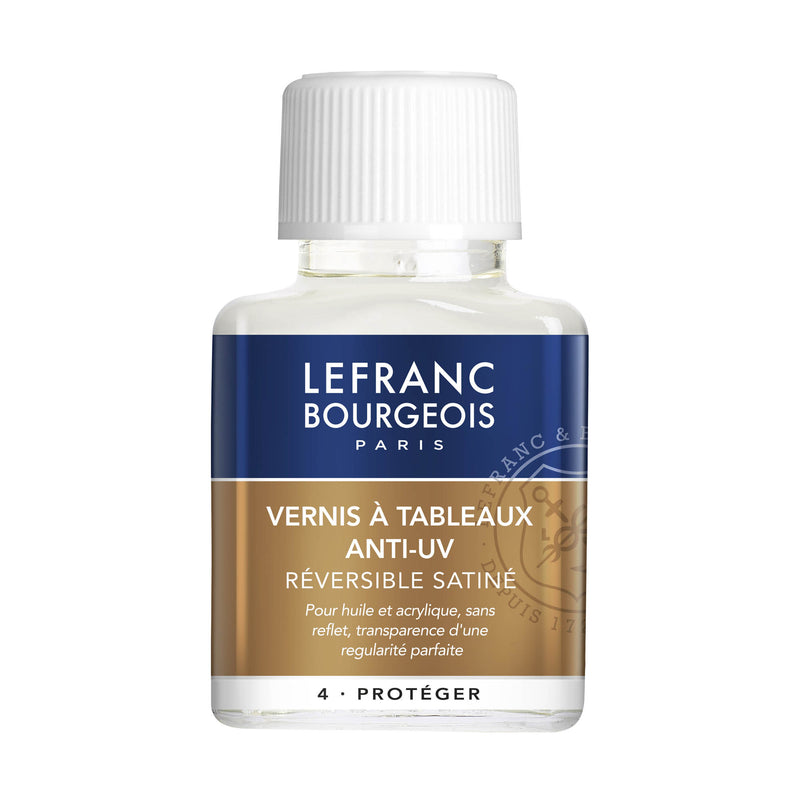 Lefranc Bourgeois J. G. Vibert Anti-UV  satīna spīdīga laka 75ml
