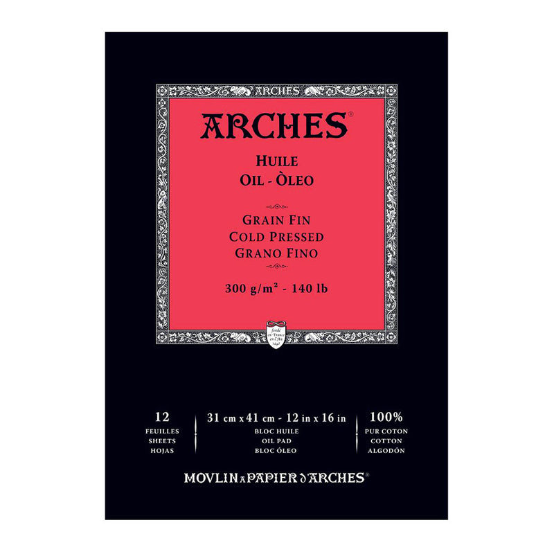 Arches Eļļas tehnikas albums 300 g/m2 100 % kokvilnas