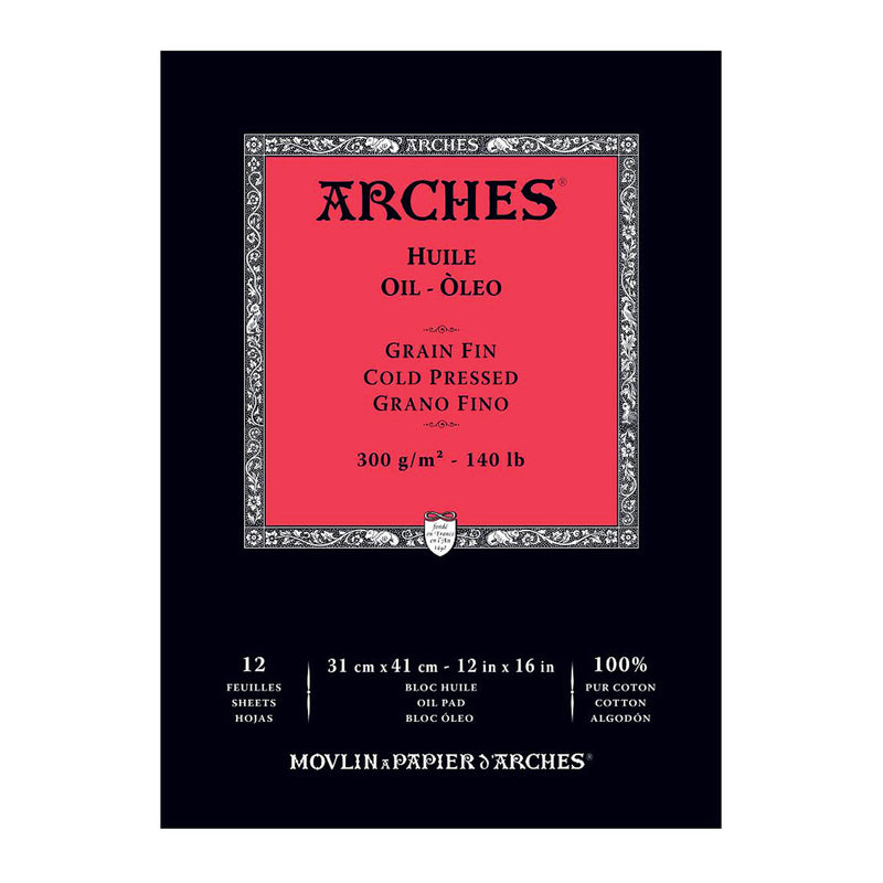 Arches Eļļas tehnikas albums 300 g/m2 100 % kokvilnas