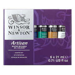 Winsor & Newton Artisan ūdenī šķīstošu eļļas krāsu komplekts 6 x 21 ml