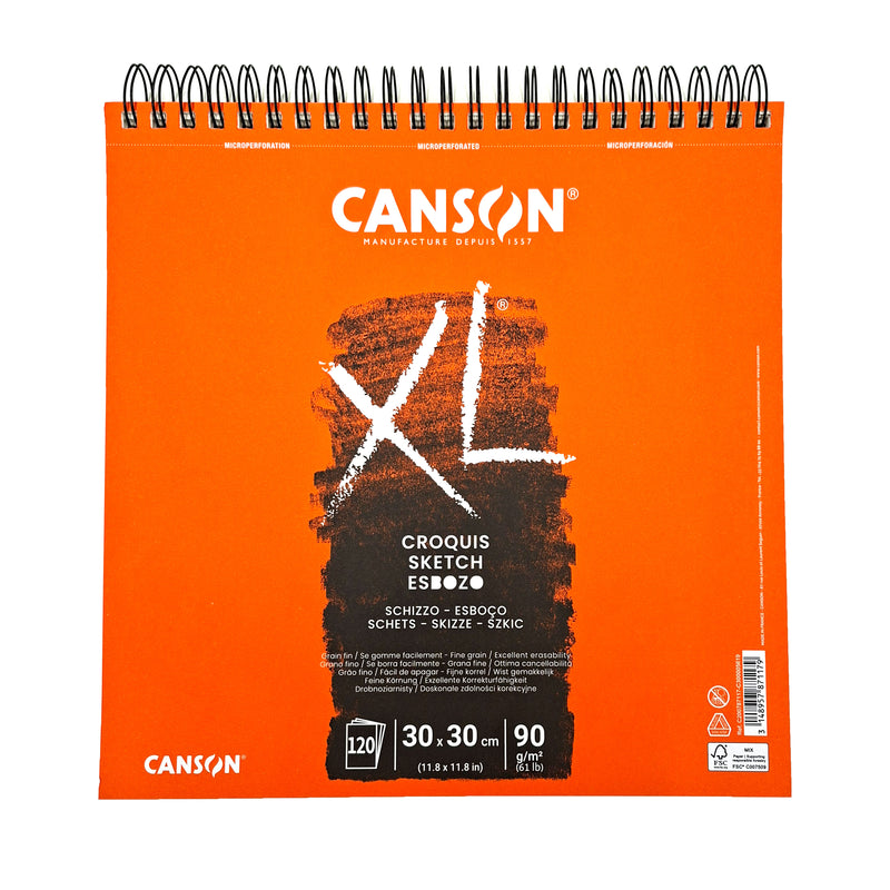Canson XL zīmēšanas albumi ar spirāli 90 g/m2