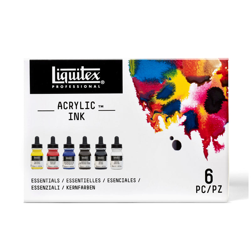 Liquitex akrila tušas komplekts "Essentials" 6x30ml