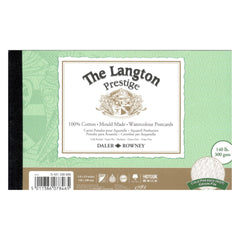 The Langton Prestige akvareļu papīra pastkartes 300 g/m2 100 % kokvilna