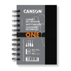 Canson Art Book One zīmēšanas albums spirālē 100 g/m2