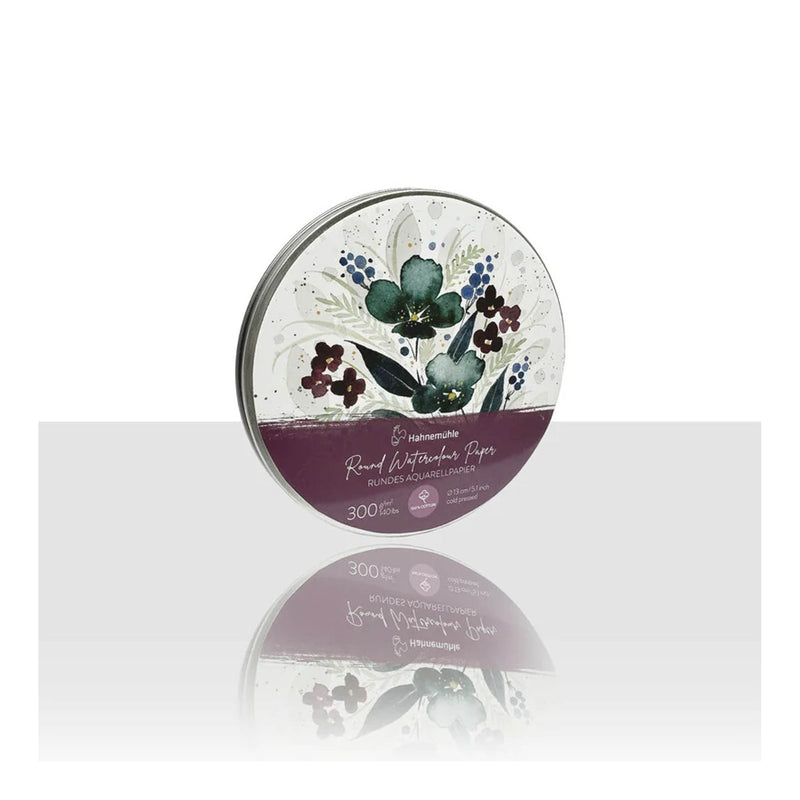 Hahnemuhle Apaļais akvareļu papīrs metāla kastē. 300g/m