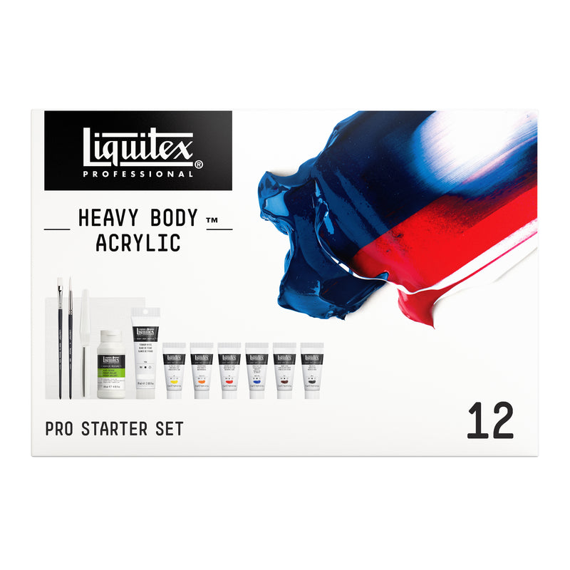Liquitex Heavy Body akrila krāsu komplekts 12 gb.