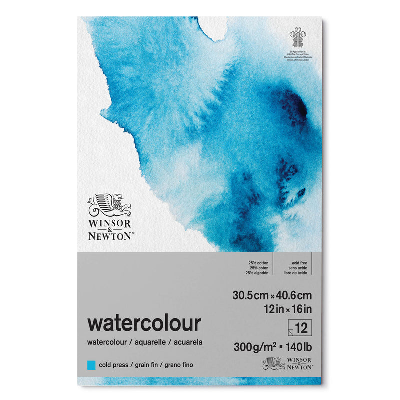 Winsor & Newton akvareļu papīra albums 300g/m2