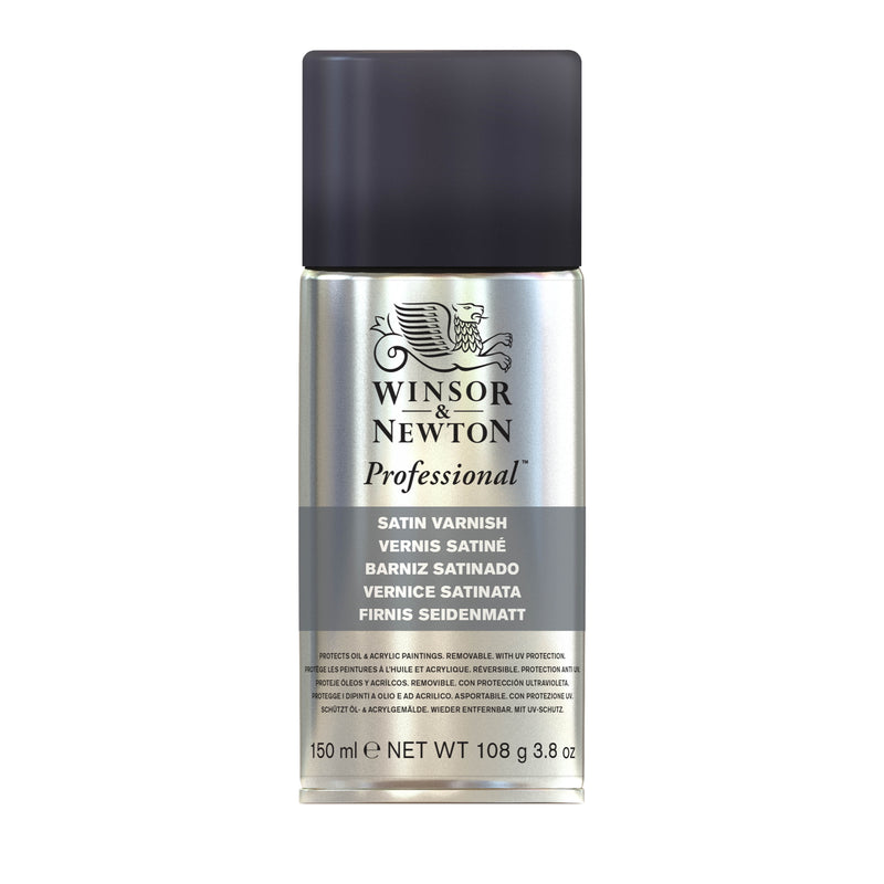 Winsor&Newton Satīna aerosola nobeiguma laka 150ml