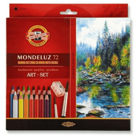 Koh-i-Noor Mondeluz krāsaino akvareļzīmuļu komplekts, 72