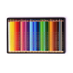 Koh-i-Noor Polycolor krāsaino zīmuļu komplekts metāla kastē 36
