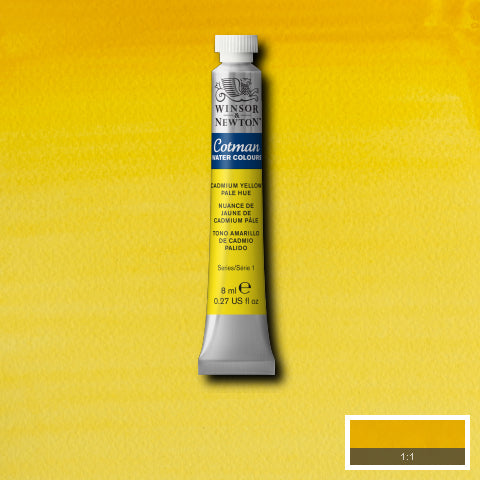 Winsor & Newton COTMAN akvareļu krāsu tūbiņas 8ml