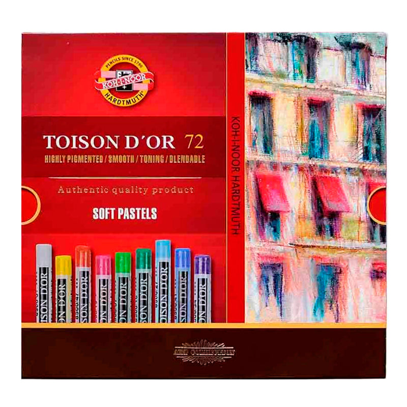 Koh-I-Noor Toison D`or Soft pastels 72 krāsu komplekts