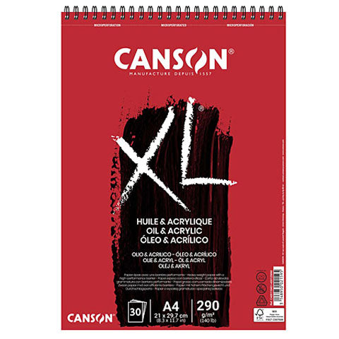 Canson XL eļļas un akrila tehnikas albumi 290 g/m2