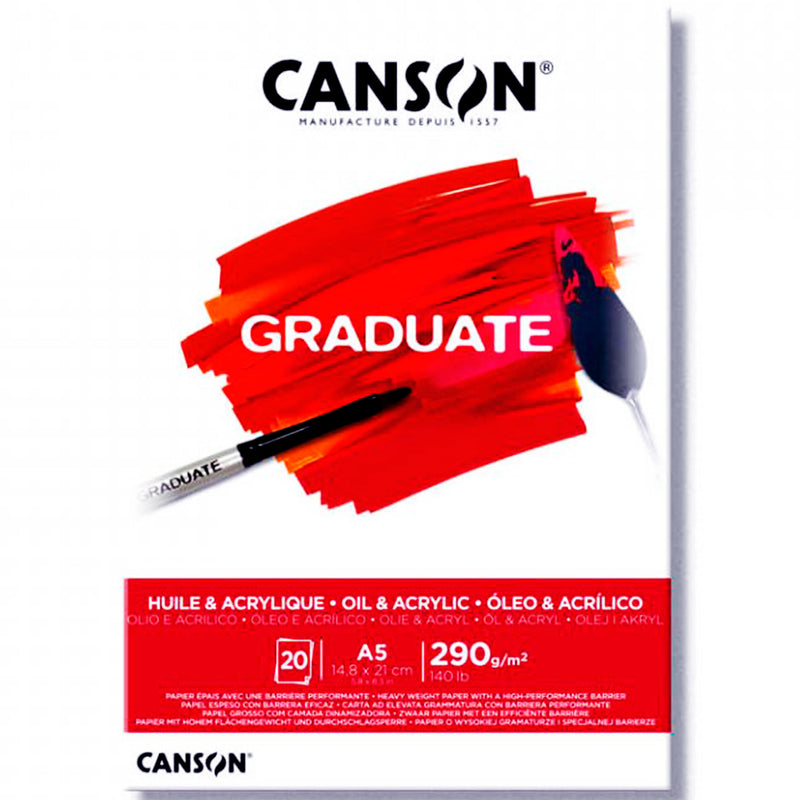 Canson Graduate Eļļas un akrila tehnikas albums 290 g/m2 ( A5 )