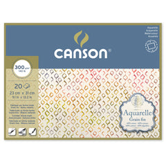 Canson akvareļu papīra albums 300 g/m2  60 % kokvilna