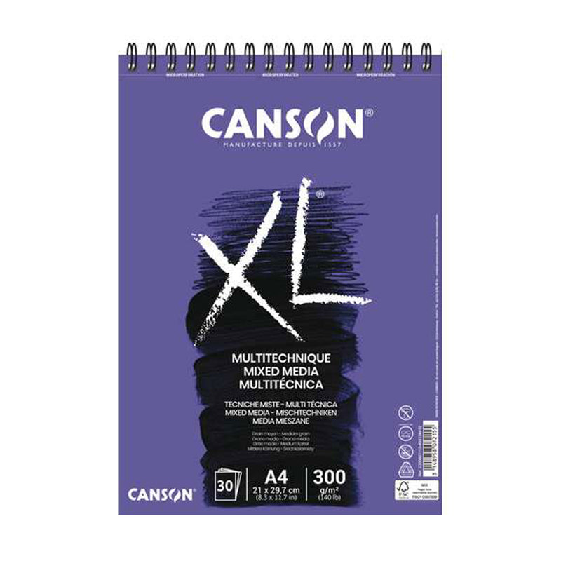 Canson Mixed Media XL papīra albumi 300 g/m2