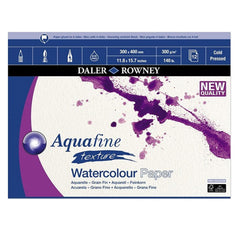 Daler Rowney Aquafine  texture akvareļu papīra albums 300 g/m2