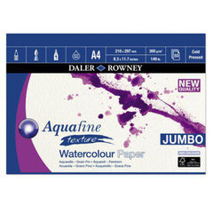 Daler Rowney Aquafine  texture JUMBO akvareļu papīra albums 300 g/m2