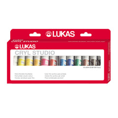Lukas CRYL STUDIO akrila krāsas komplekts 12 x 20 ml