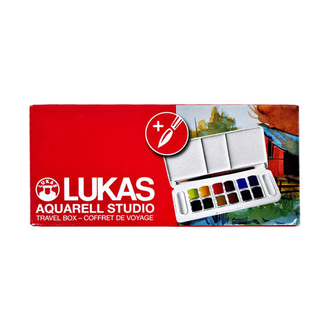 Lukas Studio akvareļu krāsu komplekts plastmasas kastē 12x1.5ml; 24x1.5ml