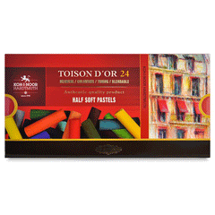 Koh-I-Noor Toison D`or Half soft pastels 24 toņu komplekts