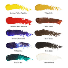 Winsor & Newton Winton eļļas krāsu komplekts, 10 x 21ml
