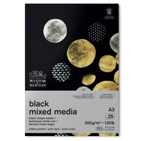 Winsor & Newton melns Mixed media albums 200g/m2